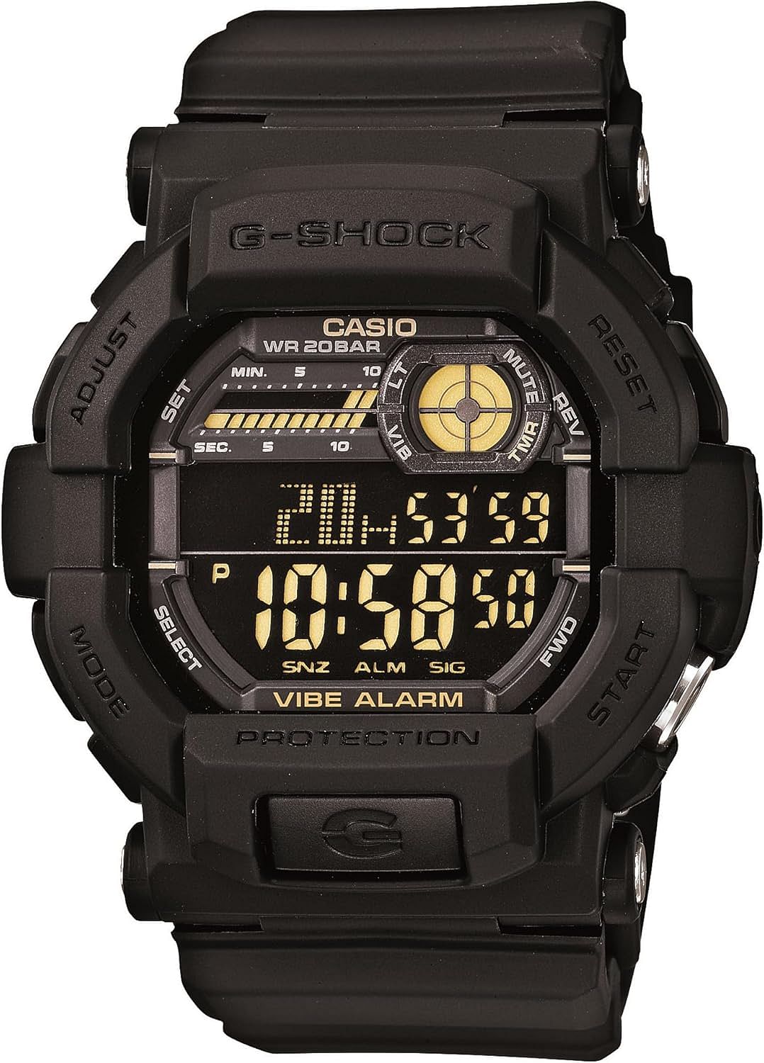 Casio G-Shock Analog-Digital World Time Watch GD-350-1BCR