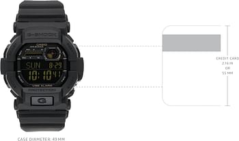 Casio G-Shock Analog-Digital World Time Watch GD-350-1BCR