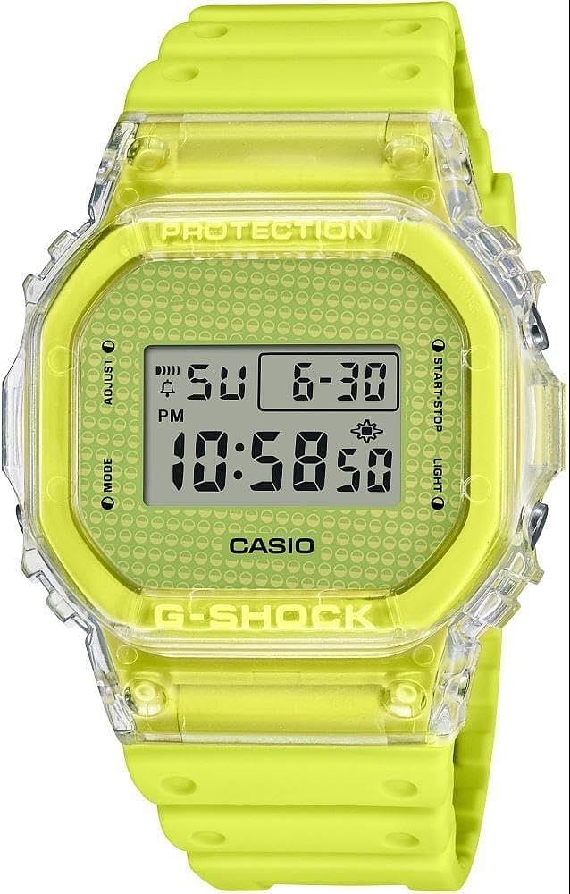 Casio G-Shock Watch - DW-5600GL-9DR Yellow Dial, Yellow Band