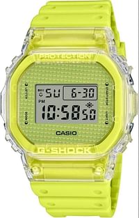 Casio G-Shock Watch - DW-5600GL-9DR Yellow Dial, Yellow Band