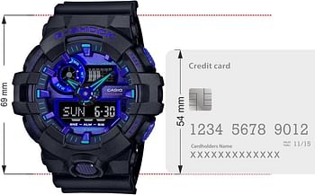 Casio G-Shock Analog-Digital World Time Watch GA-700VB-1ADR