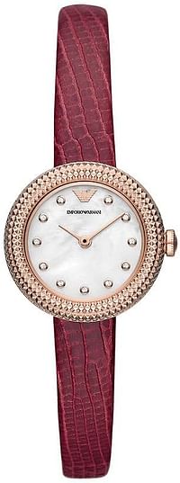 Emporio Armani AR11417 Women's Watch 2-Hand Movement Stainless Steel Rose Gold