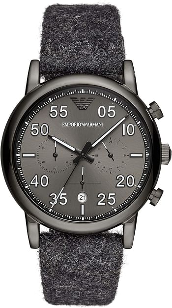 Emporio Armani Men's Chronograph Black Ceramic Watch