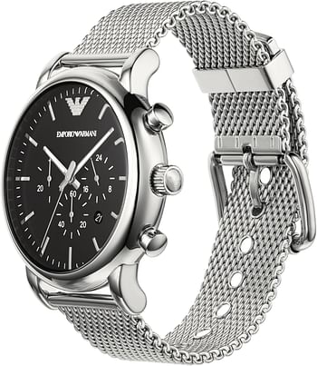 Emporio Armani Men's Chronograph Stainless Steel Watch 46mm case size