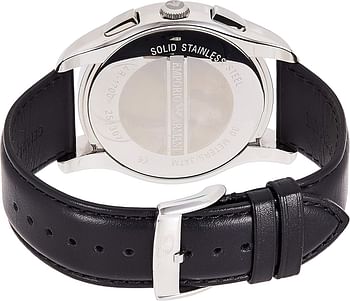 Emporio Armani Men's Dress Leather Watch AR1700 Black