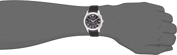 Emporio Armani Men's Dress Leather Watch AR1700 Black