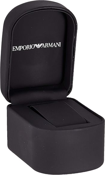 Emporio Armani Men's Dress Leather Watch AR1700 Black