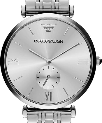 Emporio Armani Men's Stainless Steel Dress Watch with Quartz Movement AR1819