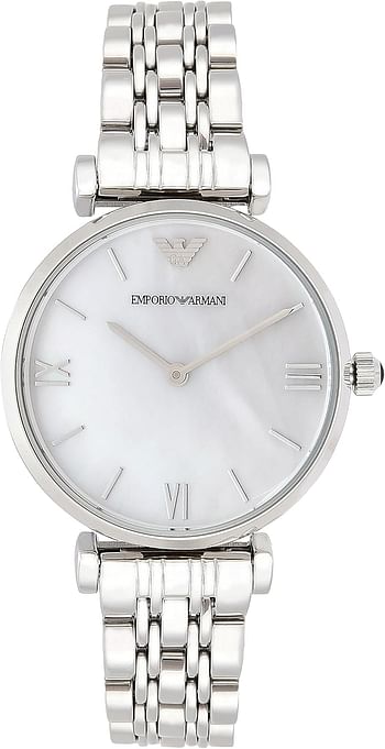 Emporio Armani Quartz Analog Mother of Pearl Dial Women's Watch AR1682