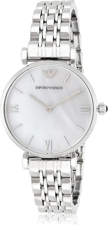 Emporio Armani Quartz Analog Mother of Pearl Dial Women's Watch AR1682