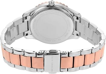 Michael Kors Layton Three-Hand Stainless Steel Watch One Size Pink