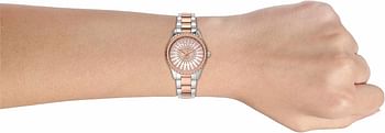 Michael Kors Layton Three-Hand Stainless Steel Watch One Size Pink