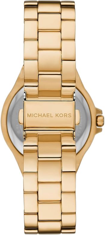 Michael Kors MK7404 - Lennox Three-Hand Gold-Tone Stainless Steel Watch, Gold, One Size, MK7404 - Lennox Three-Hand Gold-Tone Stainless Steel Watch