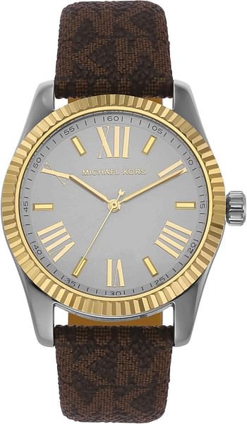 Michael Kors MK4745 - Lexington Three Hand Watch Brown One Size