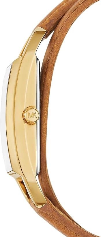 Michael Kors MK4721 - Empire Three-Hand Double Wrap Leather Watch