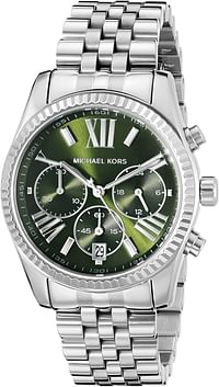 Michael Kors Womens Quartz Watch, Chronograph Display and Stainless Steel Strap MK6222