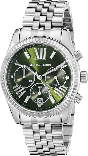 Michael Kors Womens Quartz Watch, Chronograph Display and Stainless Steel Strap MK6222