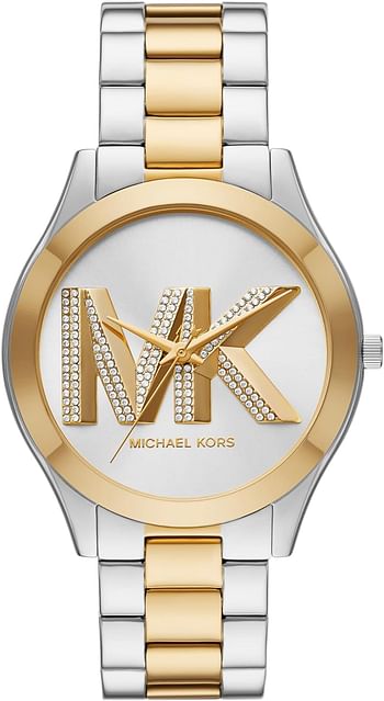 Michael Kors Runway Women's Three Hands Stainless Steel Quartz Watch, two-tone, Watch