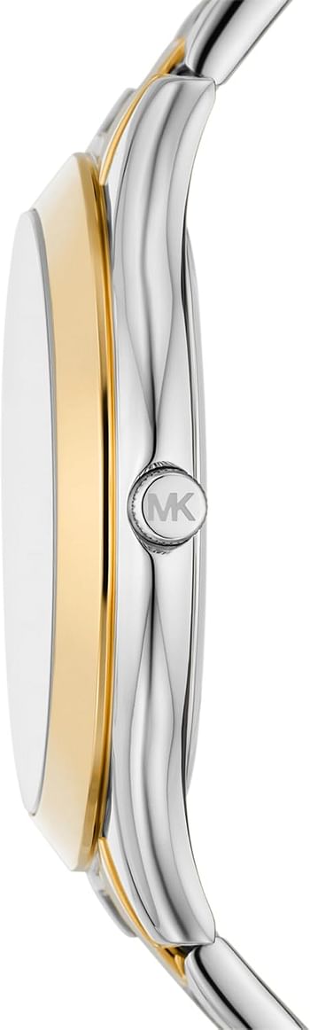 Michael Kors Runway Women's Three Hands Stainless Steel Quartz Watch, two-tone, Watch