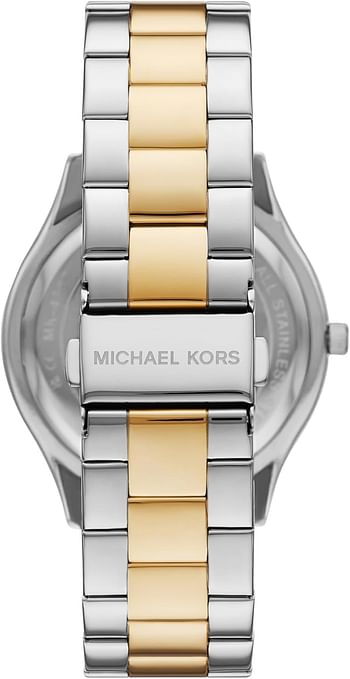 Michael Kors Runway Women's Three Hands Stainless Steel Quartz Watch, two-tone, Watch