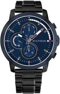 Tommy Hilfiger JAMESON LE Men's Watch, Analog 46 mm - Black