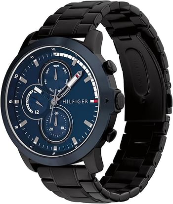 Tommy Hilfiger JAMESON LE Men's Watch, Analog 46 mm - Black