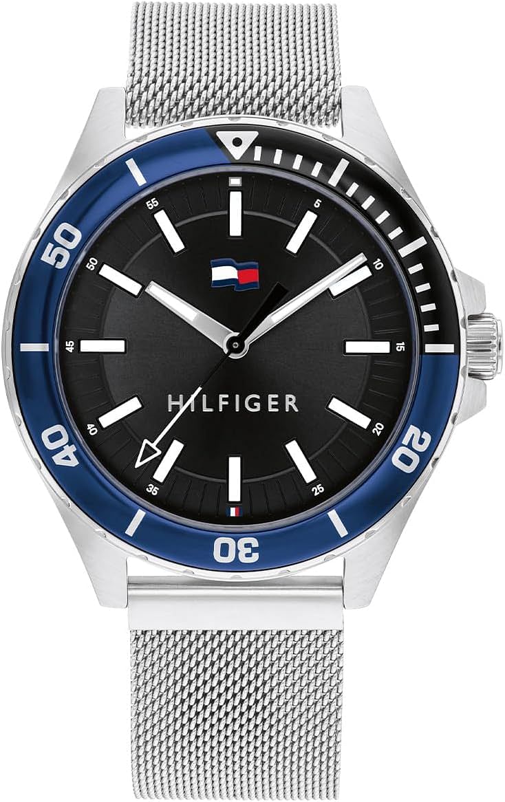 Tommy Hilfiger ADAPTIVE SPORT Men's Watch, Analog 43 mm - Silver