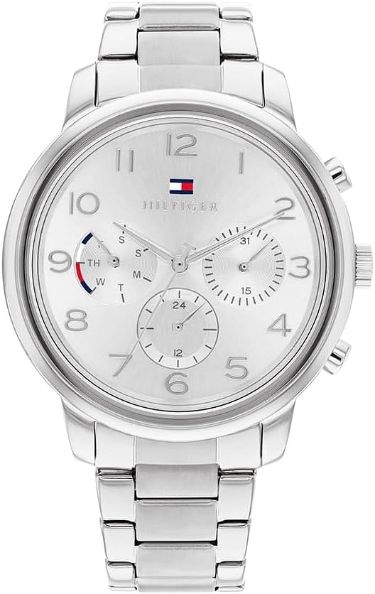 Tommy Hilfiger ISABEL Women's Watch, Analog 38 mm - Silver