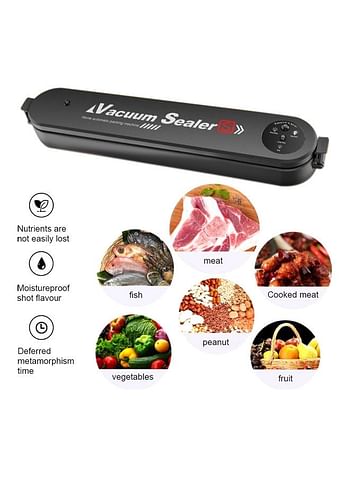 TYS-08 Vacuum Sealer Machine Automatic H35743EU Black