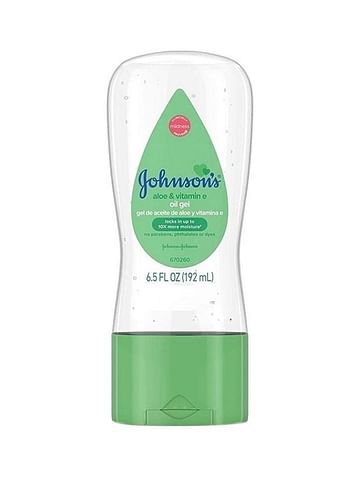 Johnson's Baby Gel Oil With Aloe & Vitamin Clear 192ml