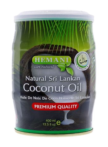 HEMANI Pure Natural Coconut Oil 400ml