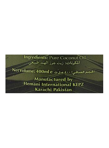 HEMANI Pure Natural Coconut Oil 400ml