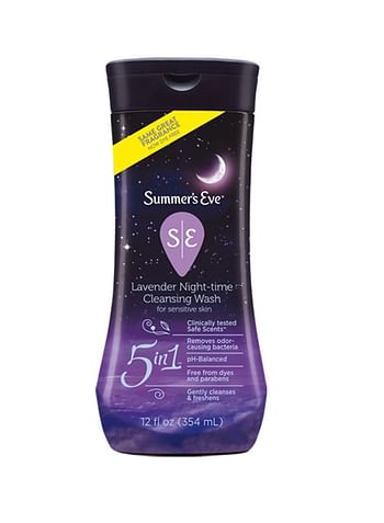 Summer's Eve Night-Time Cleansing Wash lavender 354ml