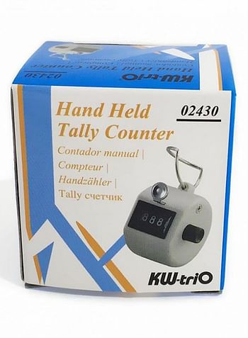 Kw-trio 4-Digit Hand Held Finer Ring Tally Counter