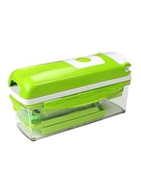 Multifunctional Vegetable And Fruit Dicer Green/White/Clear