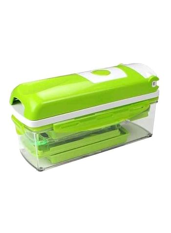 Multifunctional Vegetable And Fruit Dicer Green/White/Clear