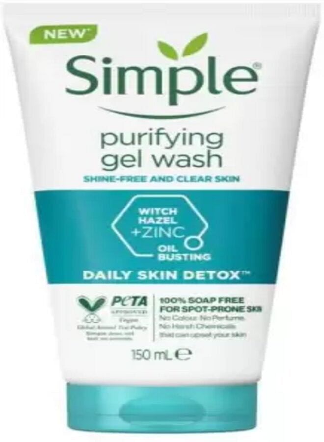 simple Purifying Gel Wash Daily Skin Detox 150ml