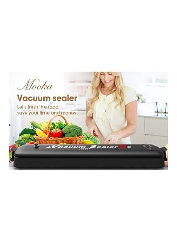 Vacuum Sealer Automatic Food Machine Black