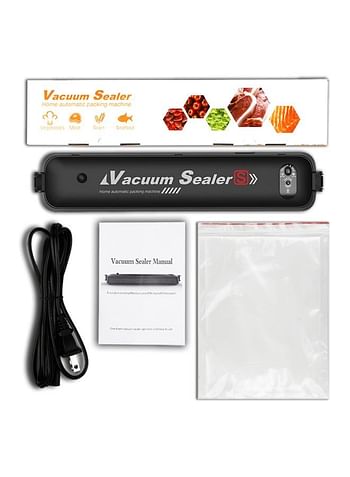 Vacuum Sealer Automatic Food Machine Black