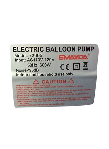 Smayda Electric Balloon Pump