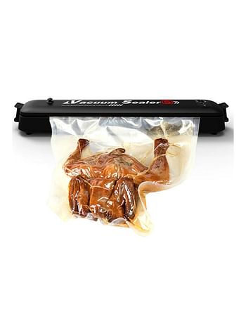 Automatic Mini Type Food Vacuum Sealer with 15 Pocket Black 37.00 x 5.50 x 7.00cm