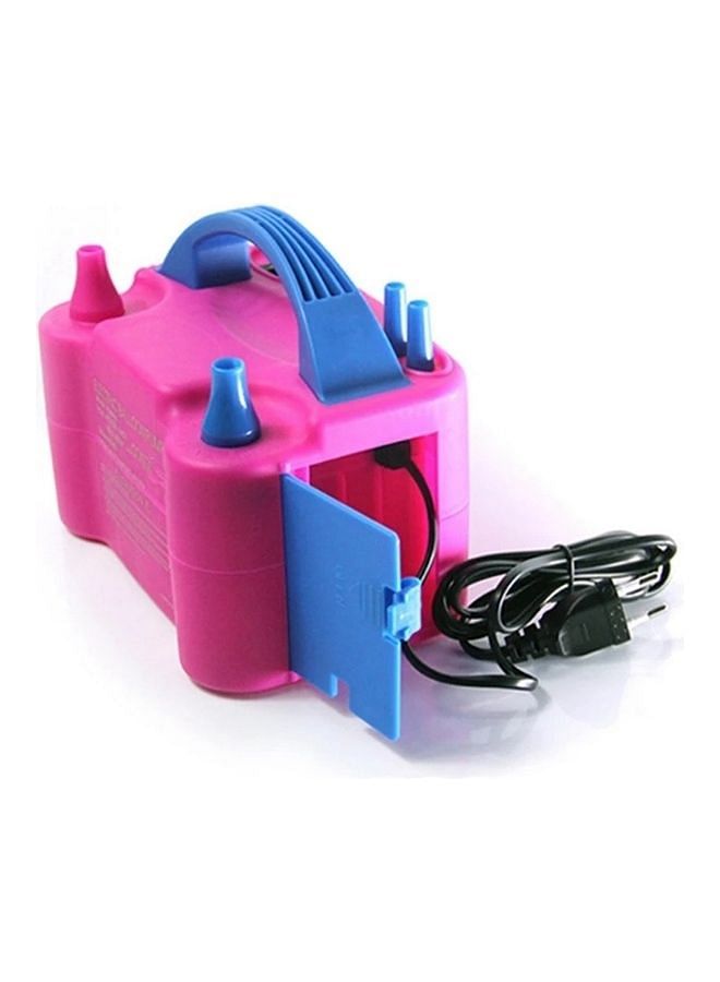 Electric Balloon Pump Pink/Blue Sturdy Durable Made Up With Premium Quality