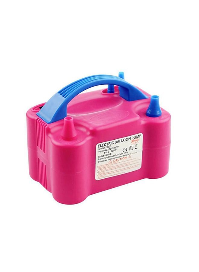 Electric Inflator Balloon Air Pump Pink/Blue Durable Made Up With Good Quality