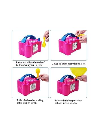 Electric Inflator Balloon Air Pump Lightweight Durable Made Up With Premium Quality 20x 15x 13cm