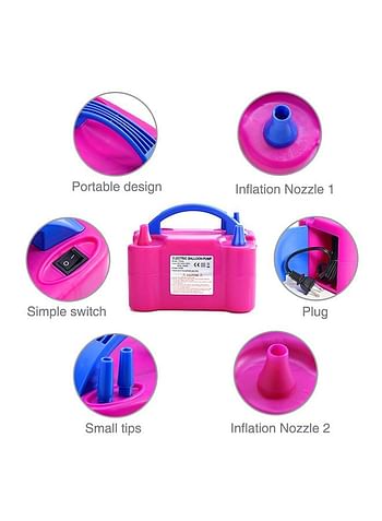 Electric Inflator Balloon Air Pump Lightweight Durable Made Up With Premium Quality 20x 15x 13cm