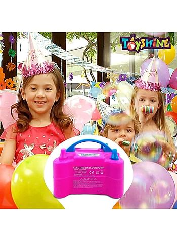 Dual Nozzle Electric Balloon Blower Air Pump