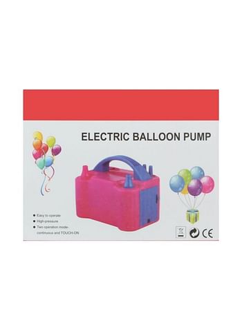 Electric Balloon Pump Pink/Purple