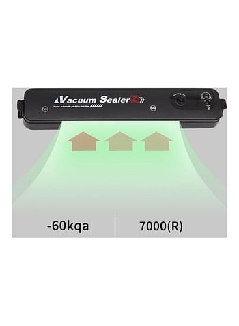 Vacuum Sealer Package Machine Black 37 x 6.60 x 8cm