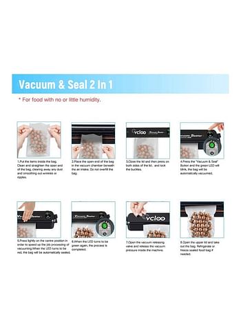 Upgrade Vacuum Sealer Machine SS-85 Black