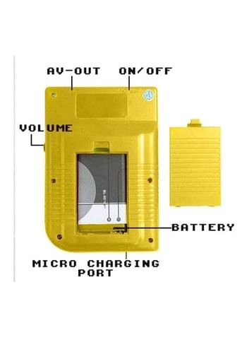 Catcher Sup LCD Screen Portable Handheld Console - Yellow